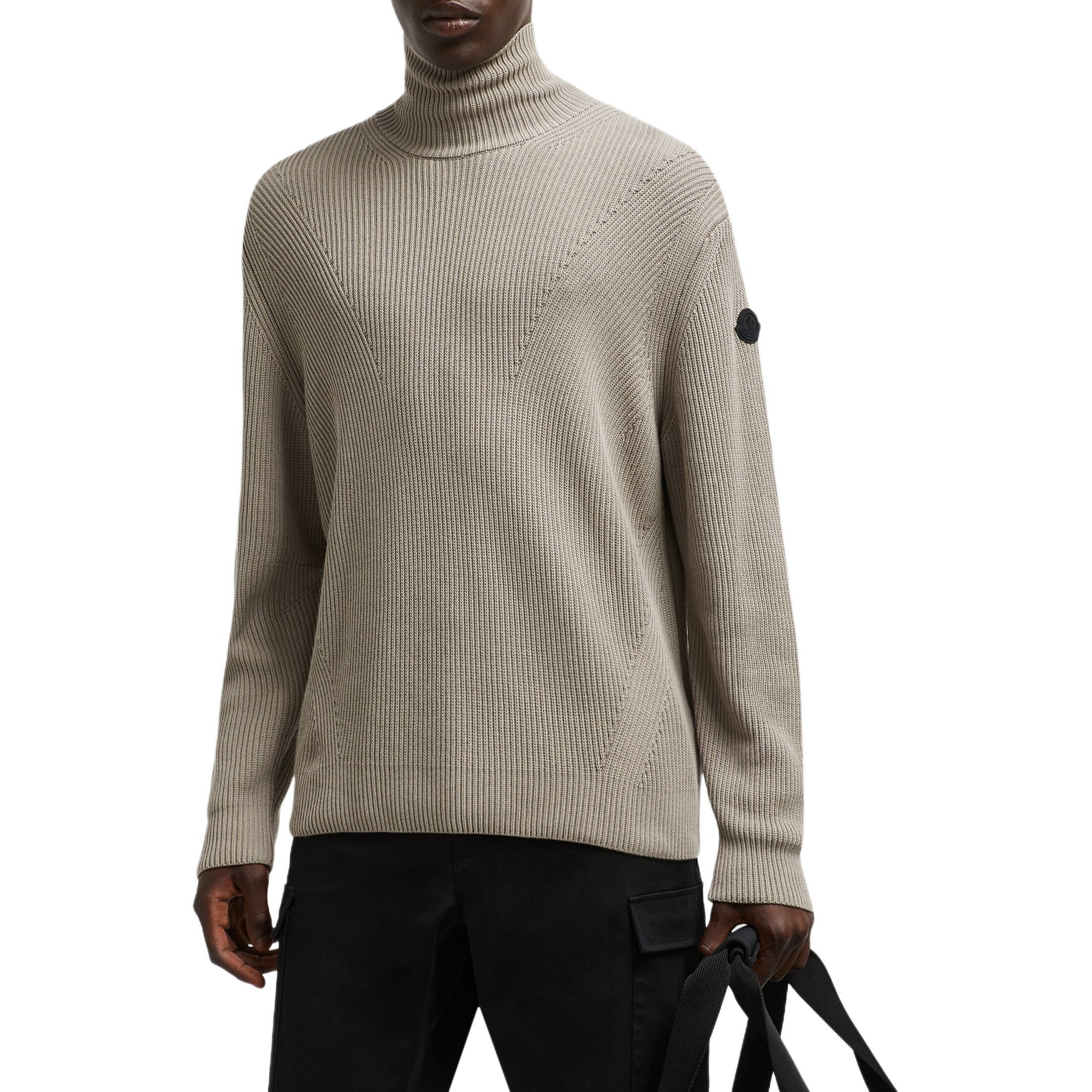 【代購】Moncler Logo Patch Turtleneck Knit Jumper