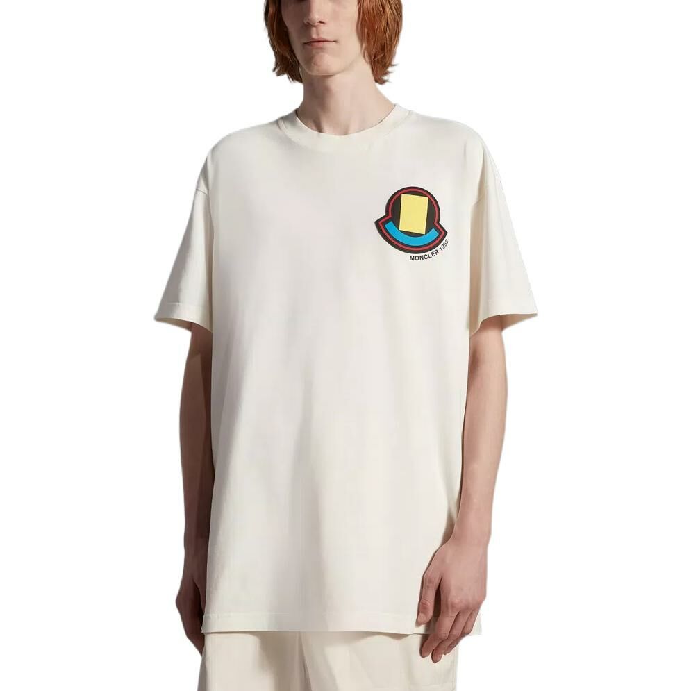 【代購】Moncler FW22 T-Shirts Men Ecru