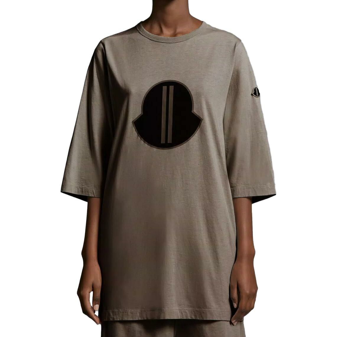 【代購】Moncler x RICK OWENS FW23 T-Shirt Unisex Brown