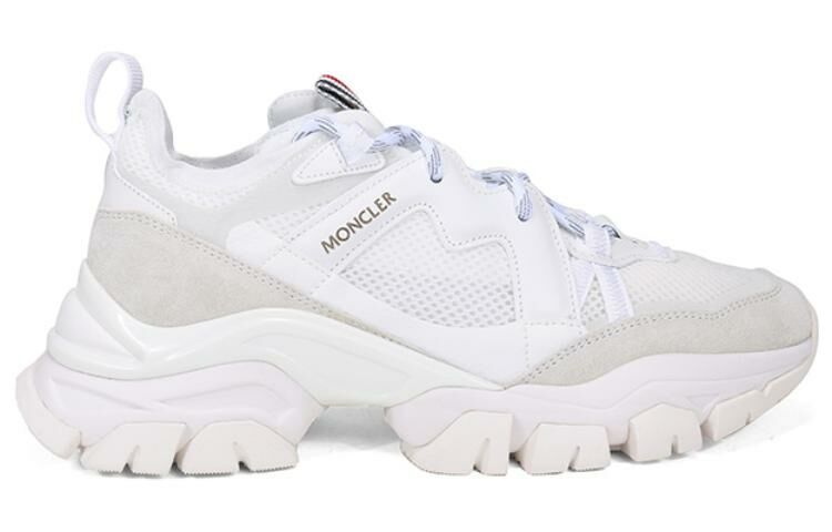 【代購】Moncler Low Top Sports Casual Shoes Men's White