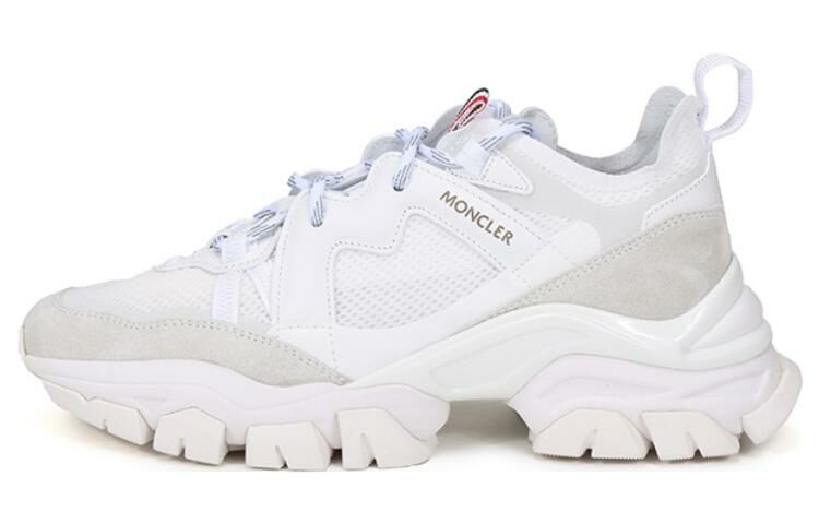 【代購】Moncler Low Top Sports Casual Shoes Men's White