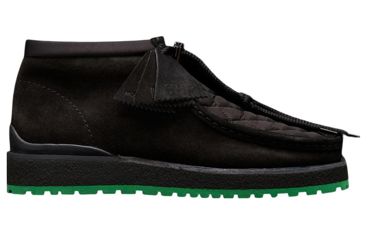 【代購】Moncler Clarks X Moncler Wallabee Suede 'Black'