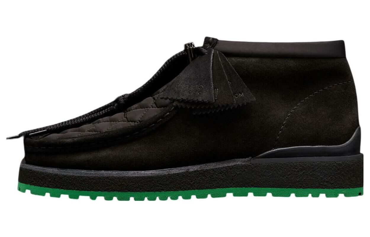 【代購】Moncler Clarks X Moncler Wallabee Suede 'Black'