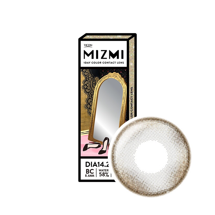 MIZMI水見濾藍光彩色日拋10片裝-紅色高跟鞋 On A Date