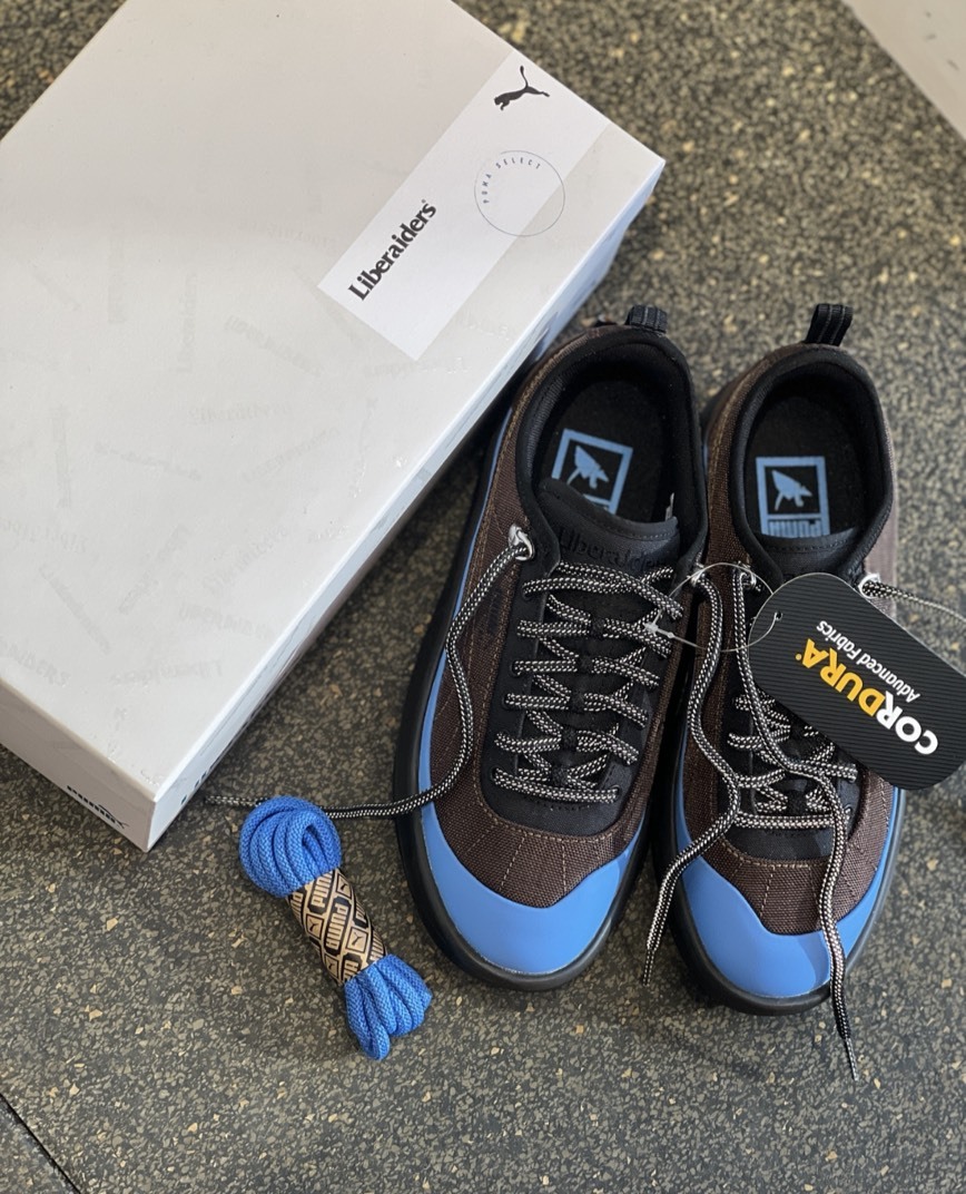 Liberaiders x PUMA GV Special 聯名休閒鞋 黑色 男女同款