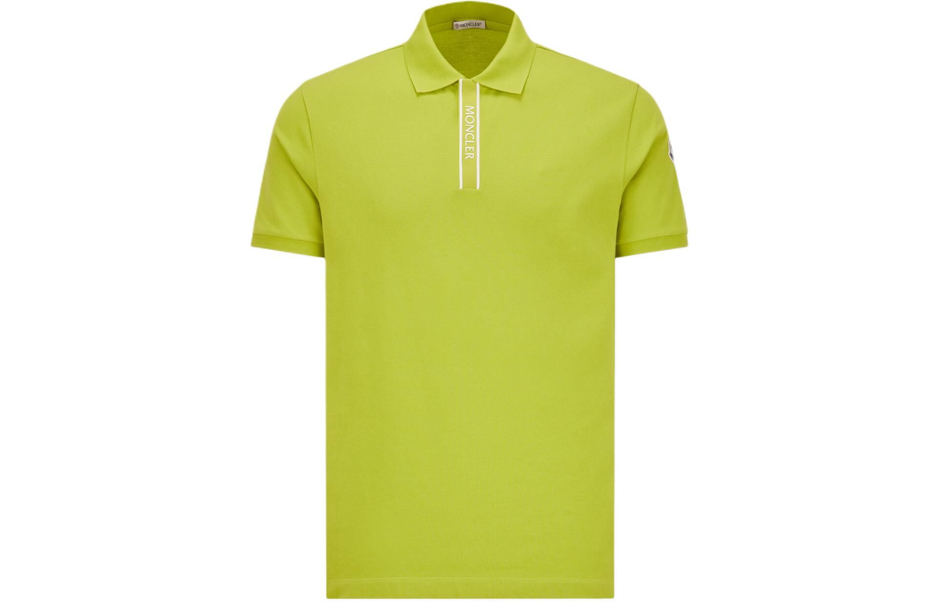 【代購】Moncler SS24 Polo Shirt Men's Yellow Stone Gray