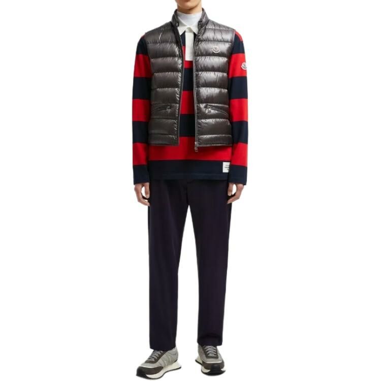 【代購】Moncler Gui Series Vests Men Dark Gray
