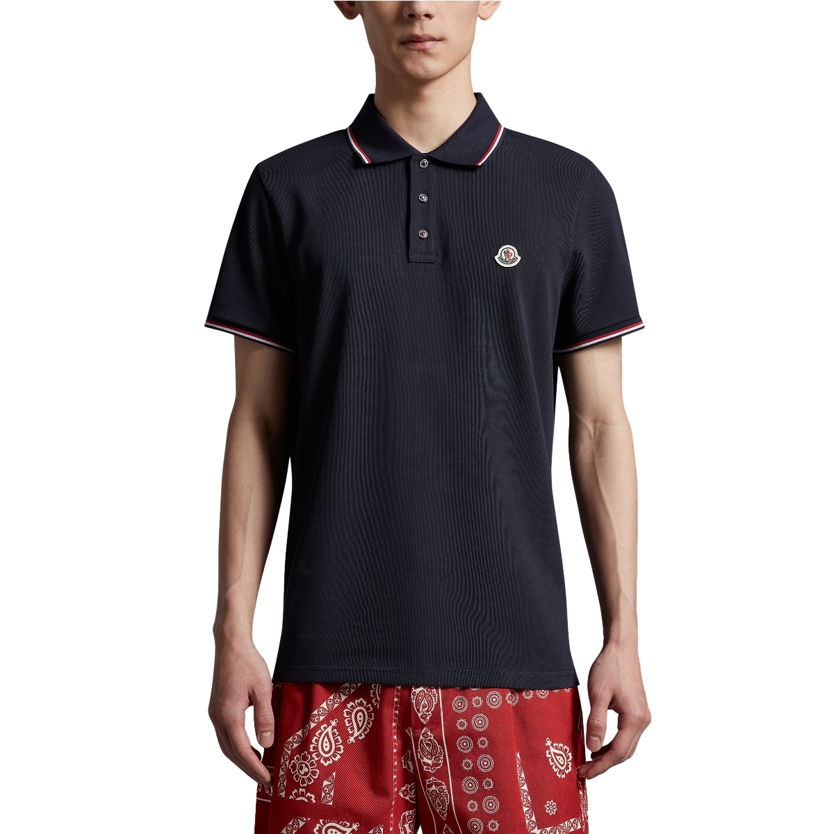 【代購】Moncler Logo Patch Polo Shirt
