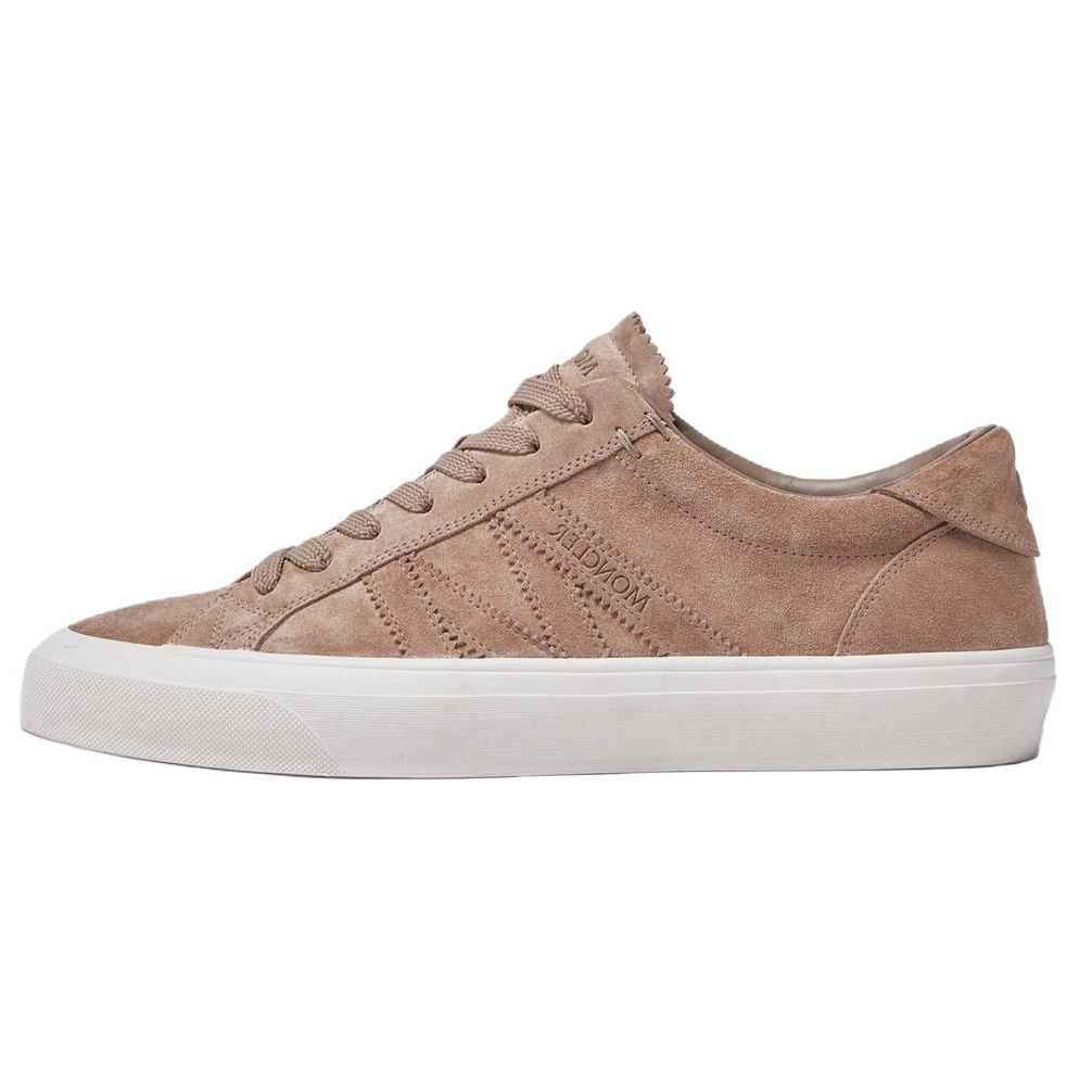 【代購】Moncler Monaco Low-Top Skateboard Shoes Men's Light Brown