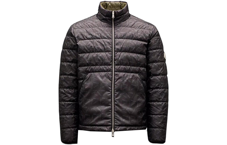 【代購】Moncler Pouctal Logo print Reversible Quilted Jacket