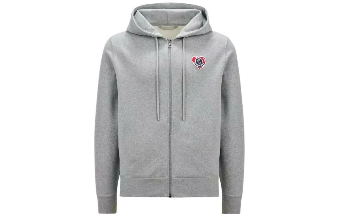 【代購】Moncler Logo Patch Zip Up Hoodie
