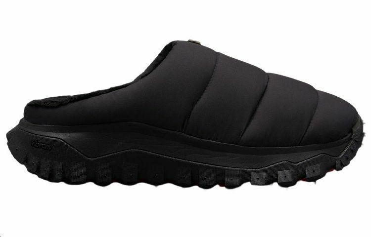 【代購】Moncler Rubber Sole Quick Dry Wrap-toe Slippers Men's Black
