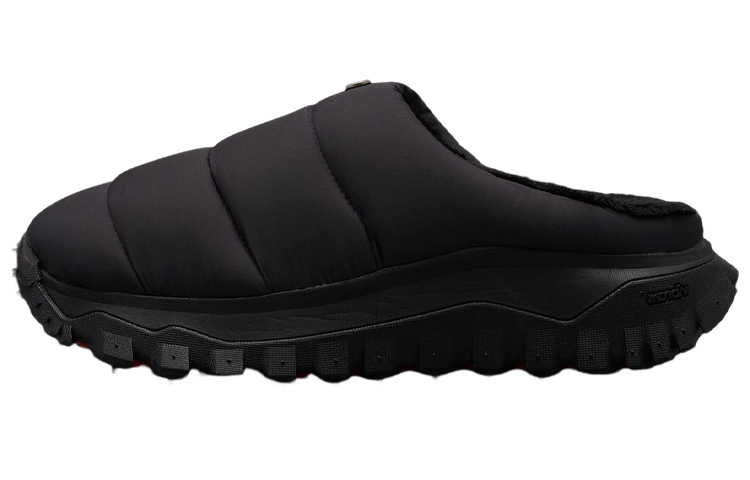 【代購】Moncler Rubber Sole Quick Dry Wrap-toe Slippers Men's Black
