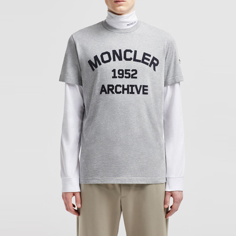 【代購】Moncler Logo Printed Crewneck T Shirt