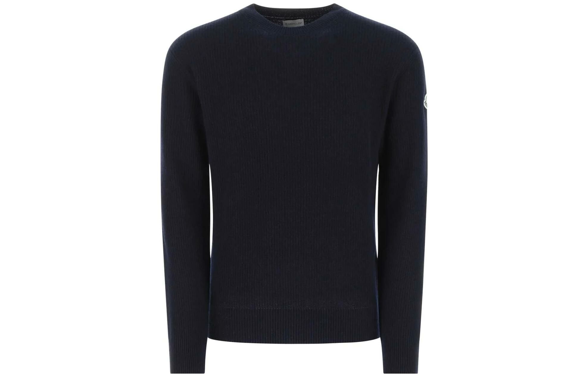 【代購】Moncler Cashmere Sweaters Men Dark Blue