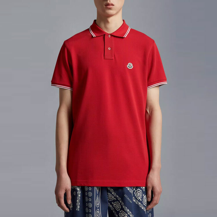 【代購】Moncler Polo Shirts Men Red