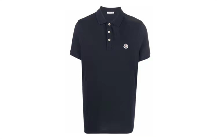 【代購】Moncler Logo Patch Short Sleeved Polo Shirt