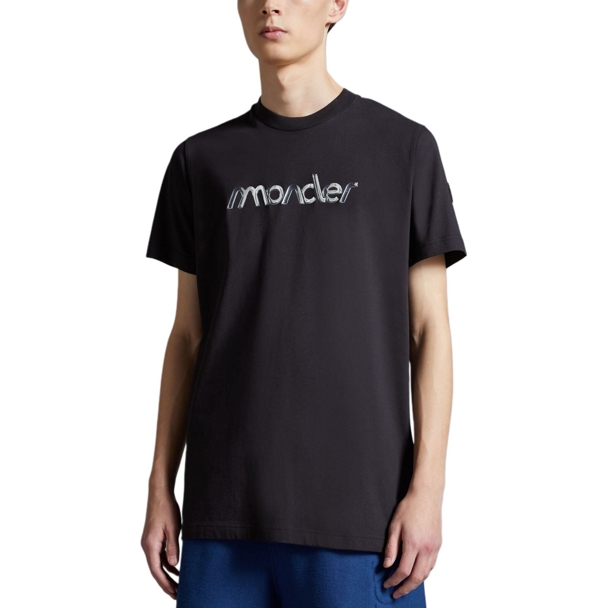 【代購】Moncler Raised logo Cotton T shirt