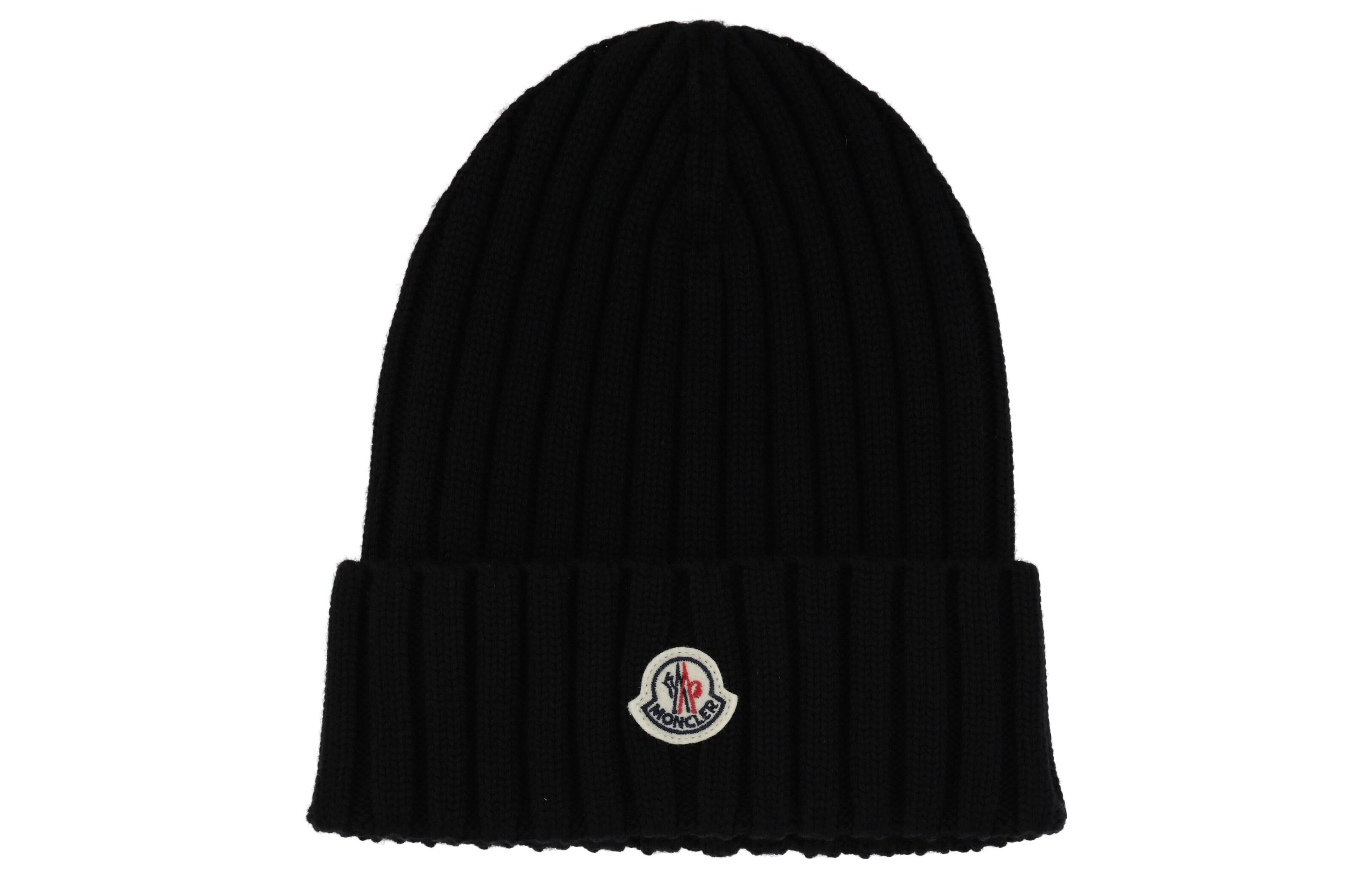 【代購】Moncler Beanies Unisex Black
