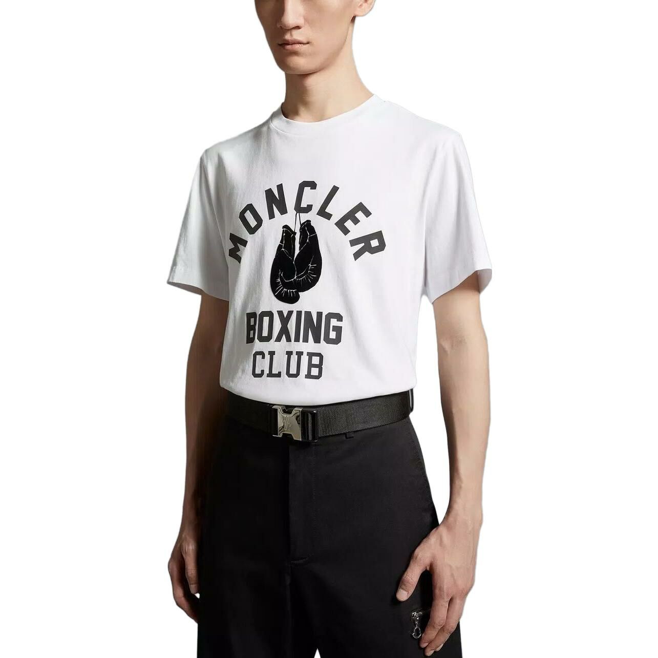 【代購】Moncler Logo print Crew neck T shirt