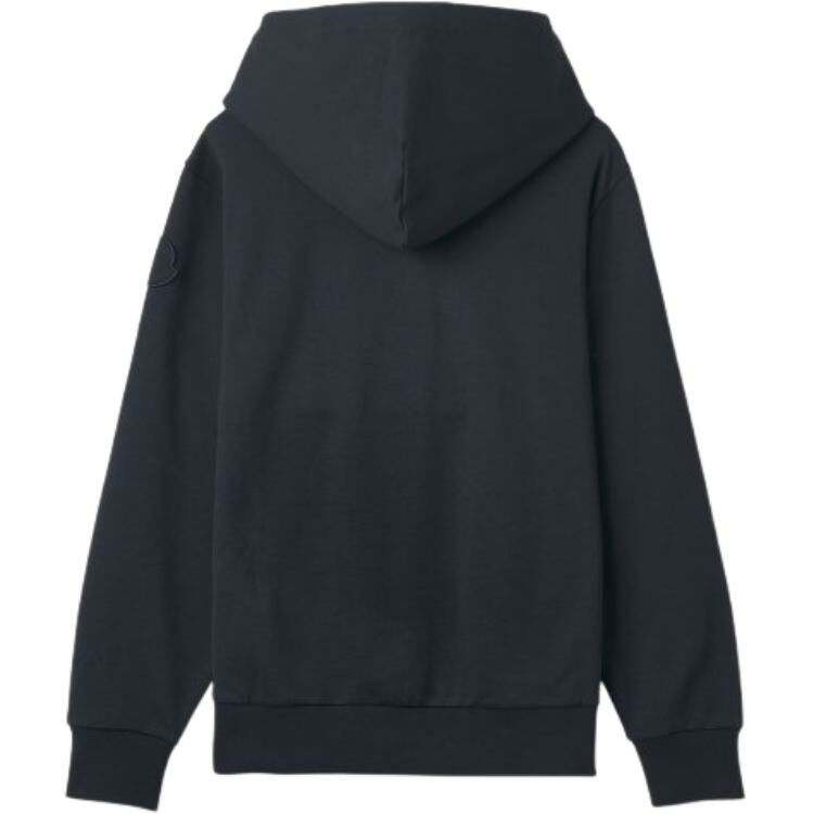 【代購】Moncler Curved Logo Plush Cotton Hoodie