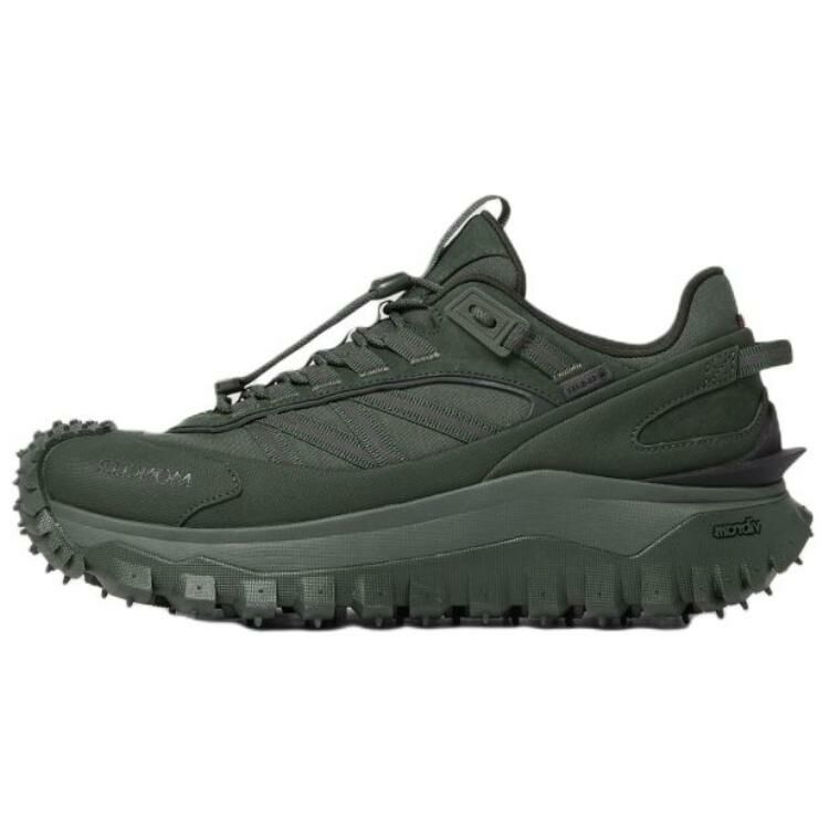 【代購】Moncler Trailgrip GTX Low-Top Casual Shoes 4.5cm Men's Dark Green