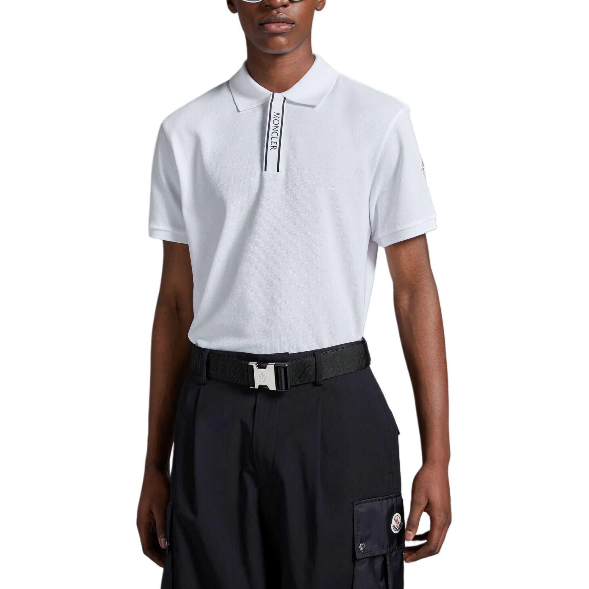 【代購】Moncler Logo Patch Short-Sleeved Polo Shirt