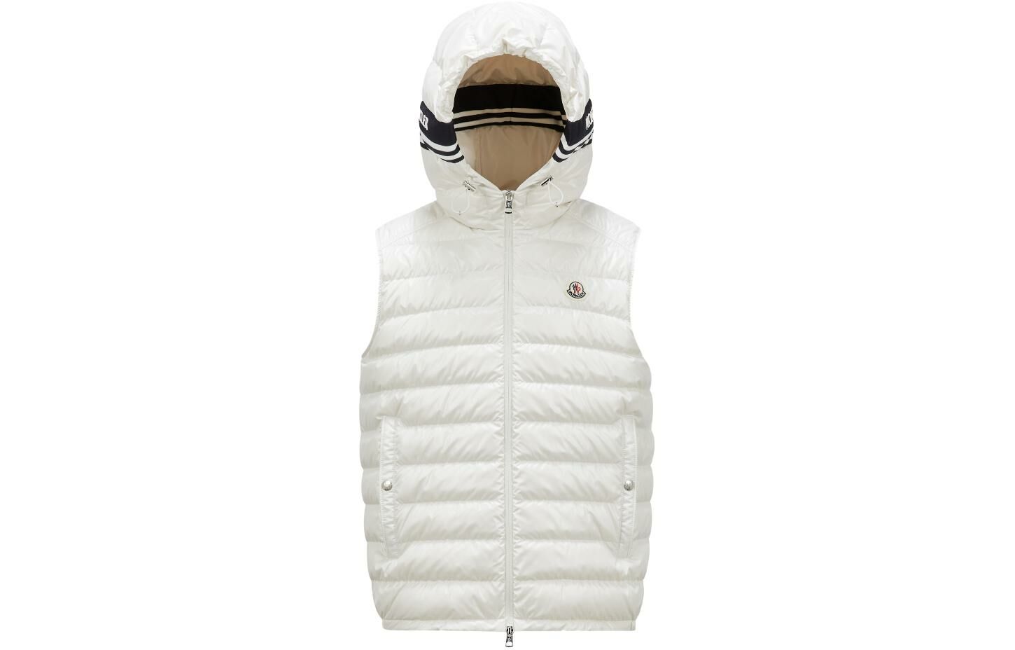 【代購】Moncler Logo Patch Zip-Up Vest