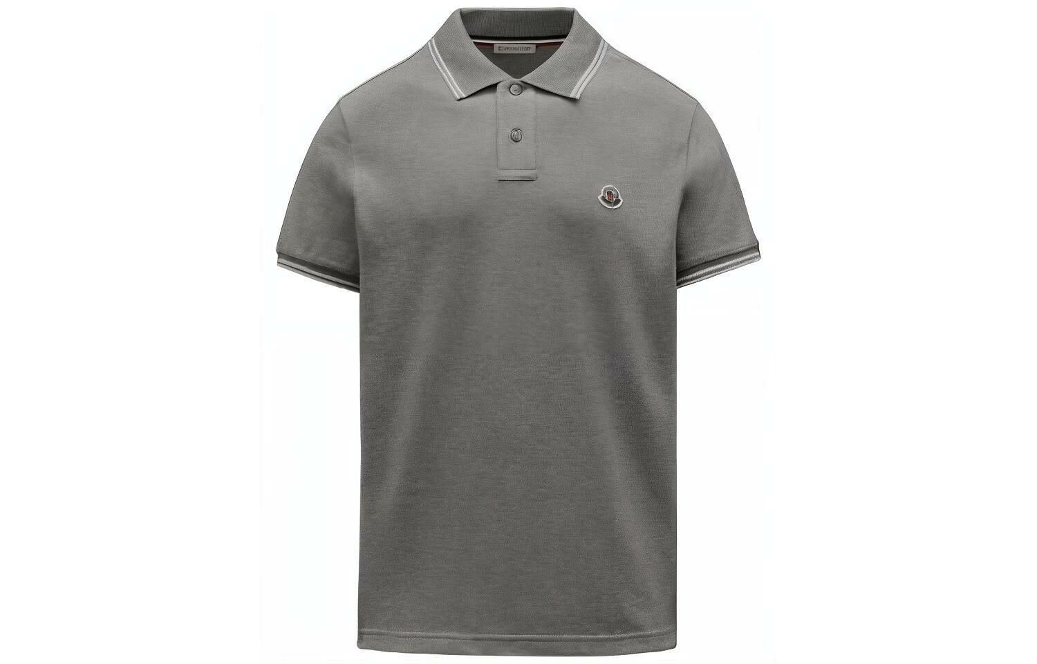 【代購】Moncler SS21 Polo Shirts Men Gray
