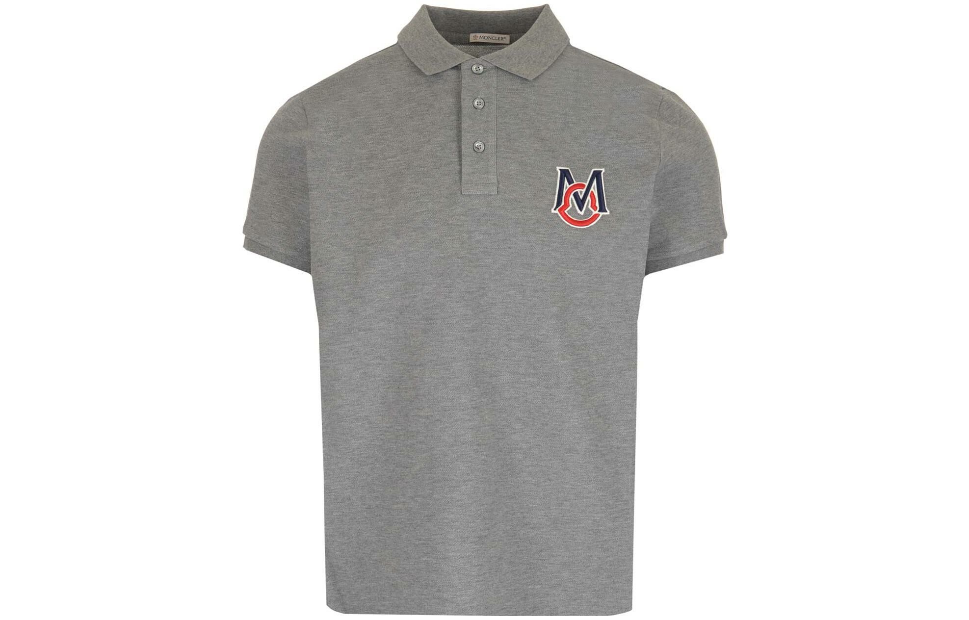 【代購】Moncler Polo Shirts Men Gray