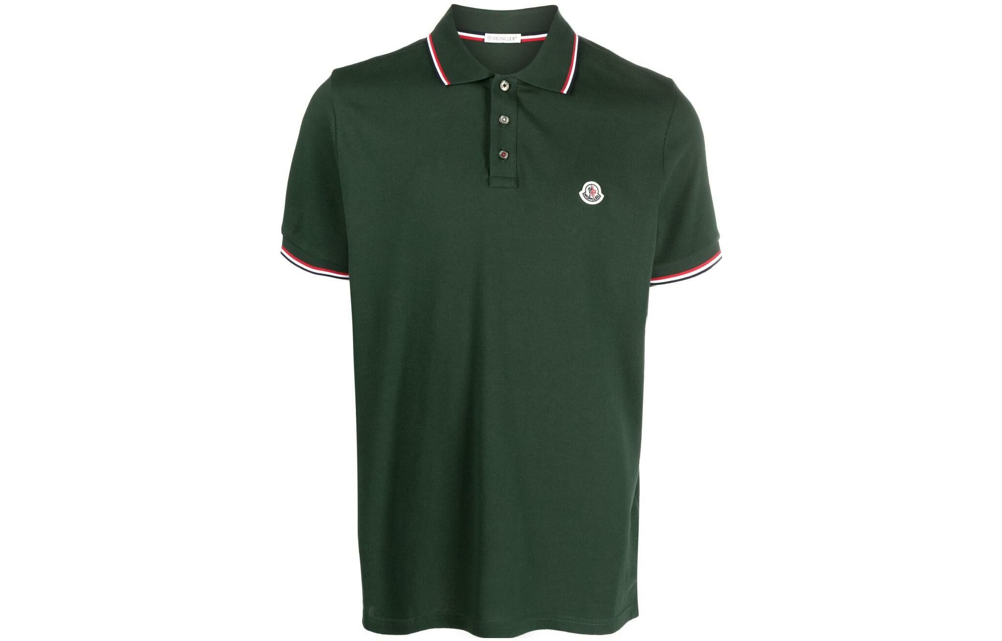 【代購】Moncler Logo Patch Short Sleeved Polo Shirt