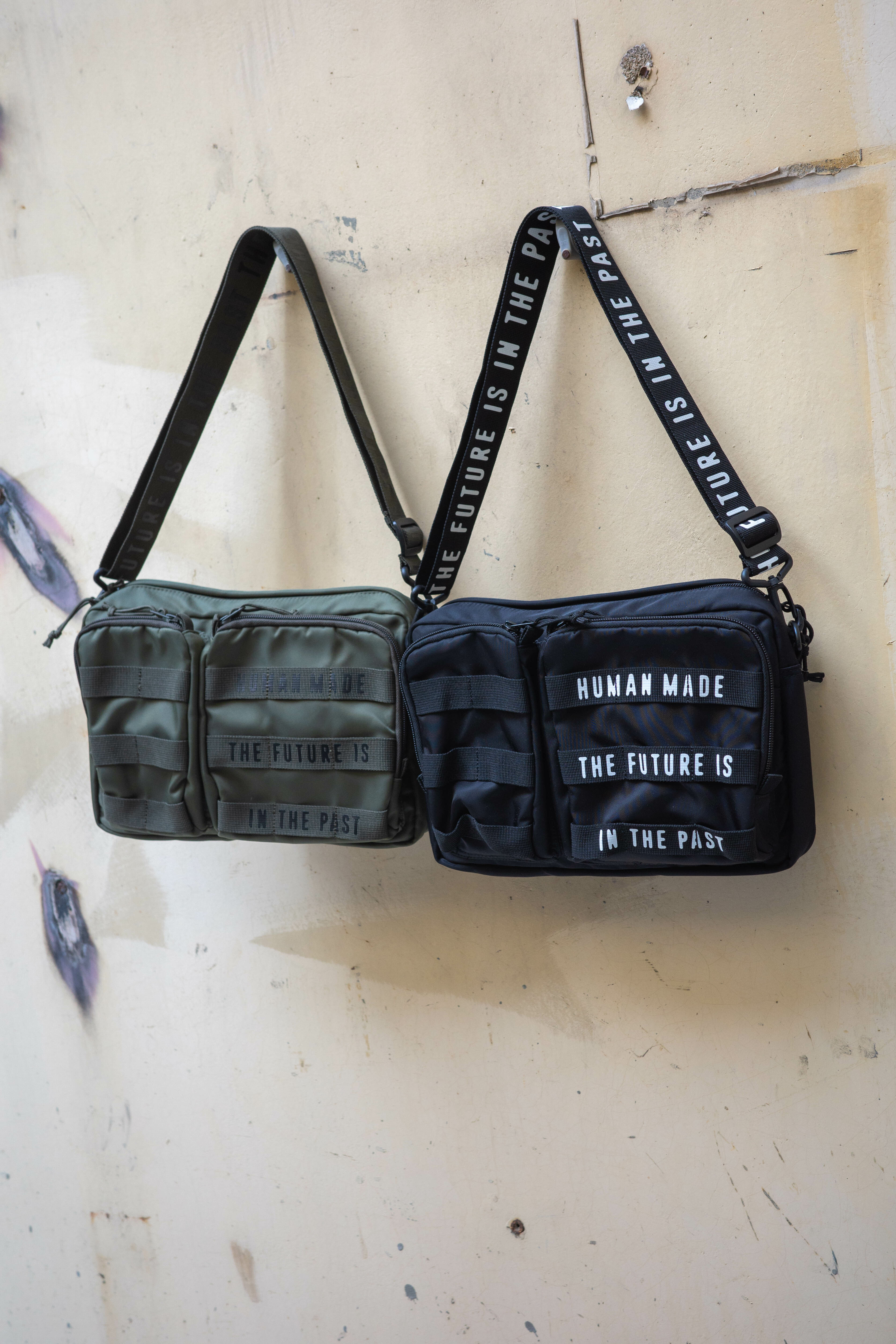 Human Made Military 軍事風 斜背包 大 HM27GD102