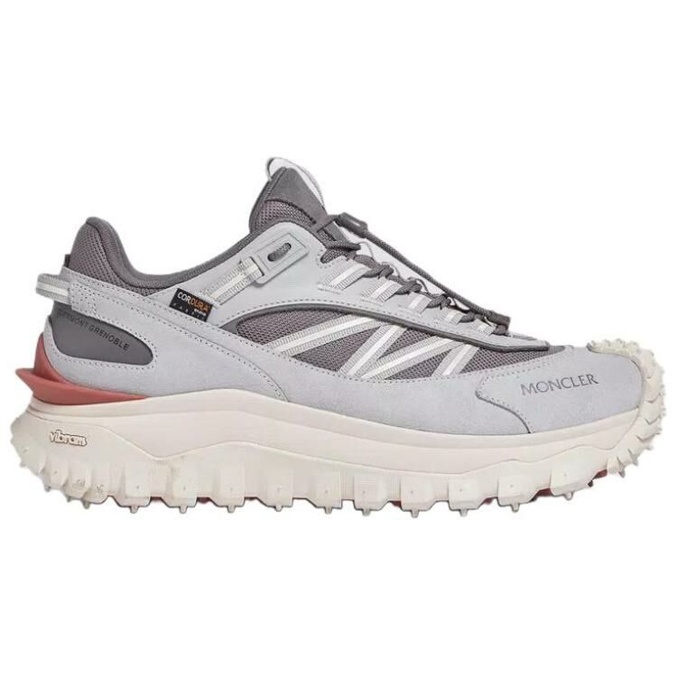 【代購】Moncler Trailgrip Low-Top Casual Shoes Men's Gray