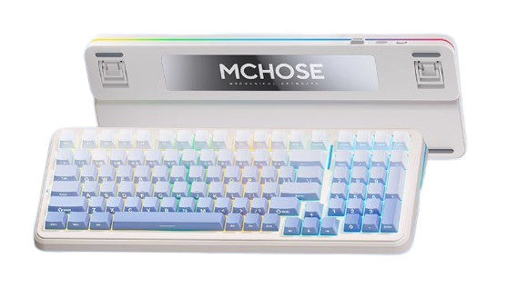 （2026新年限時優惠）Mchose K99 V2 RGB 3 Mode Keyboard (FR4沉金版本 琉光冰淇淋軸)(3色選擇)(平行進口)