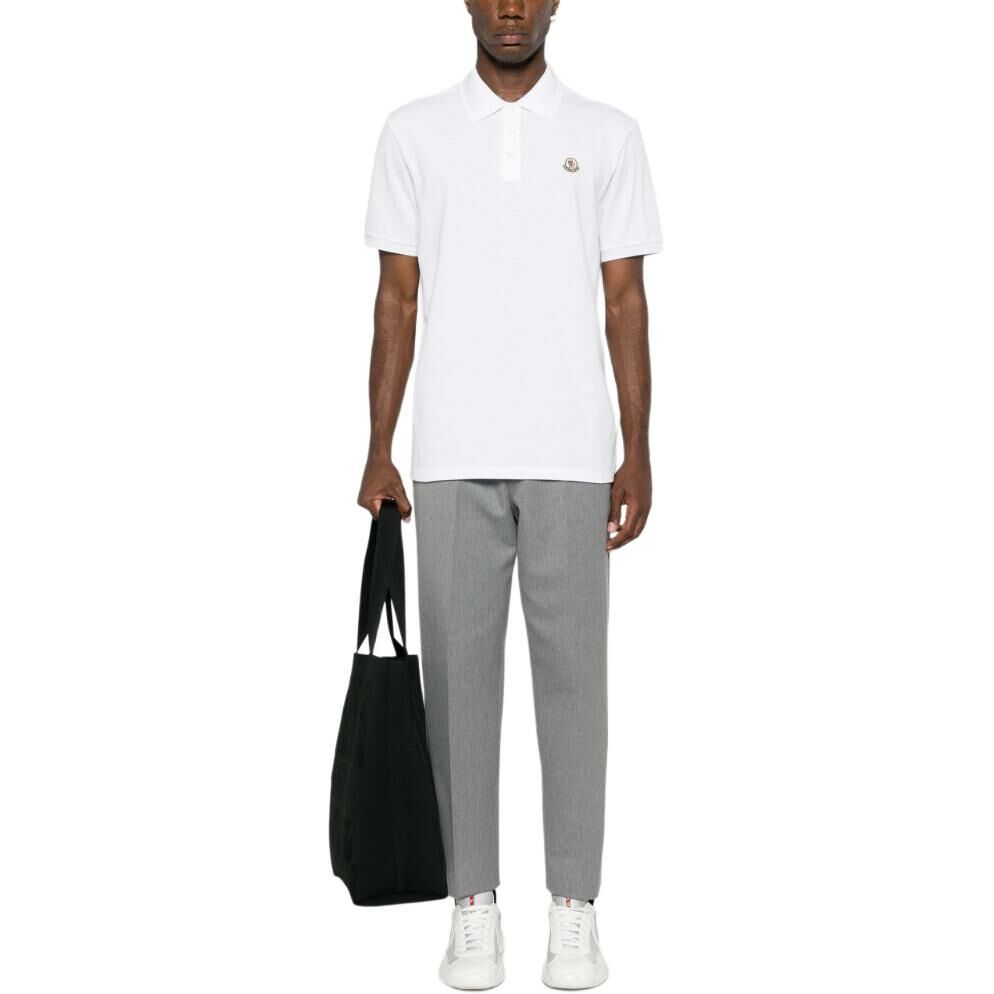 【代購】Moncler Logo Patch Short Sleeved Polo Shirt