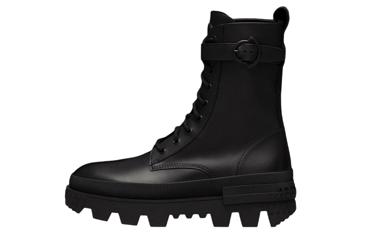 【代購】Moncler Calf Leather Lace-up Boots