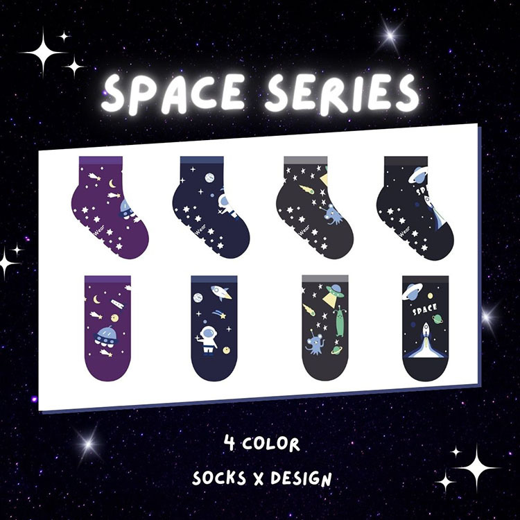 太空寶寶防滑襪