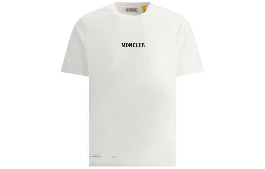 【代購】Moncler FW22 Men's Logo Cotton T-shirt White