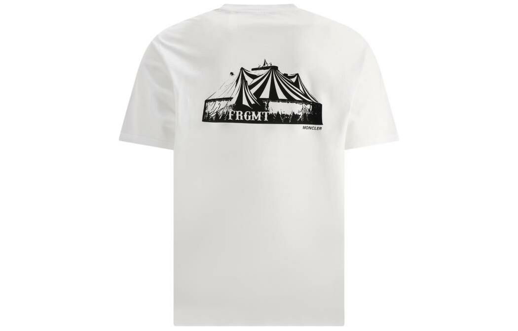 【代購】Moncler FW22 Men's Logo Cotton T-shirt White