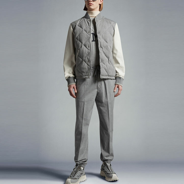 【代購】Moncler Knitted Sweatpants Men Gray