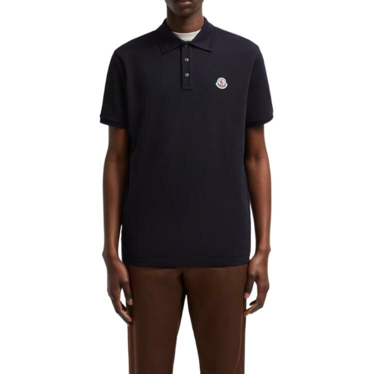 【代購】Moncler Logo Patch Short Sleeved Polo Shirt