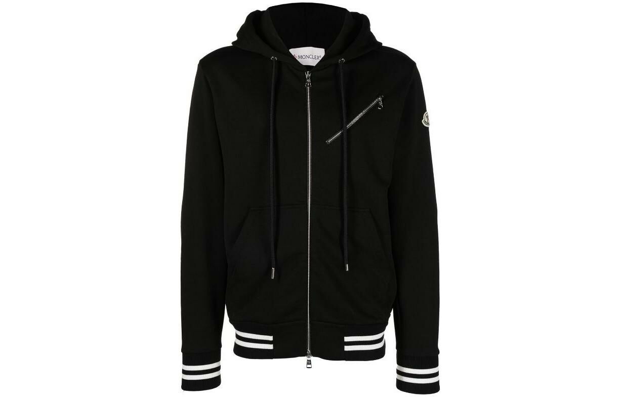 【代購】Moncler Logo patch Zip up Hoodie