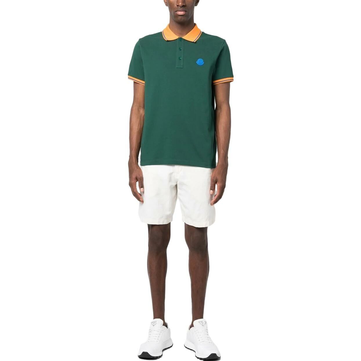 【代購】Moncler Logo patch Cotton Polo Shirt