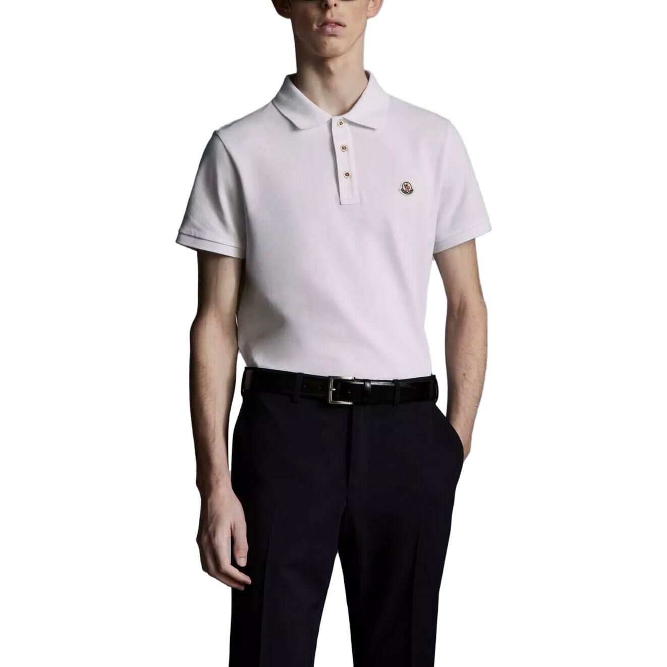 【代購】Moncler SS23 Polo Shirt Men's White