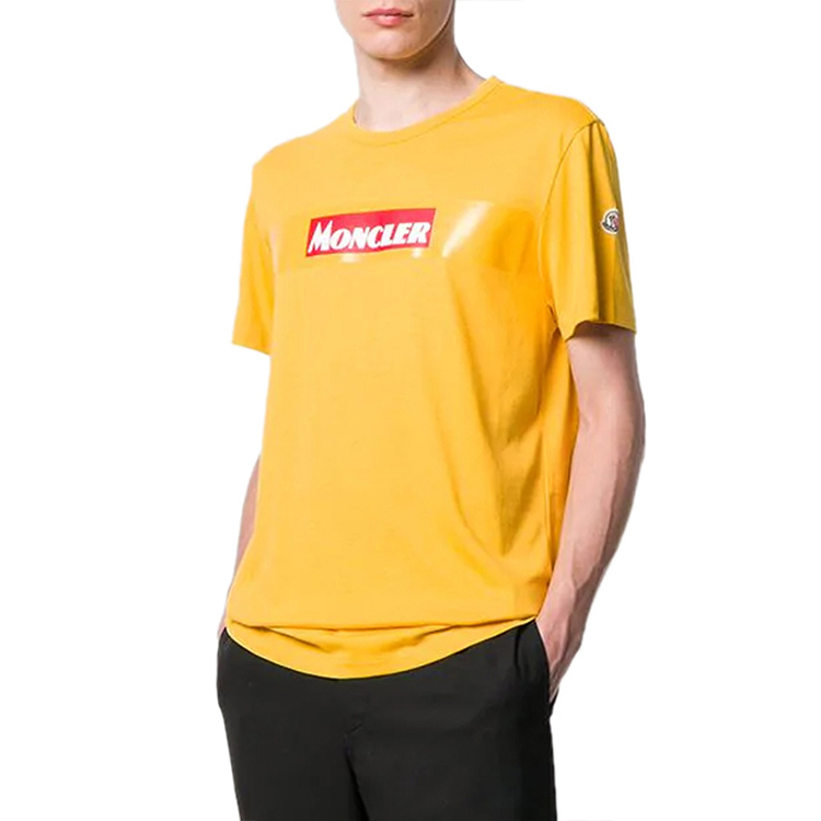 【代購】Moncler SS21 T-Shirts Men Yellow