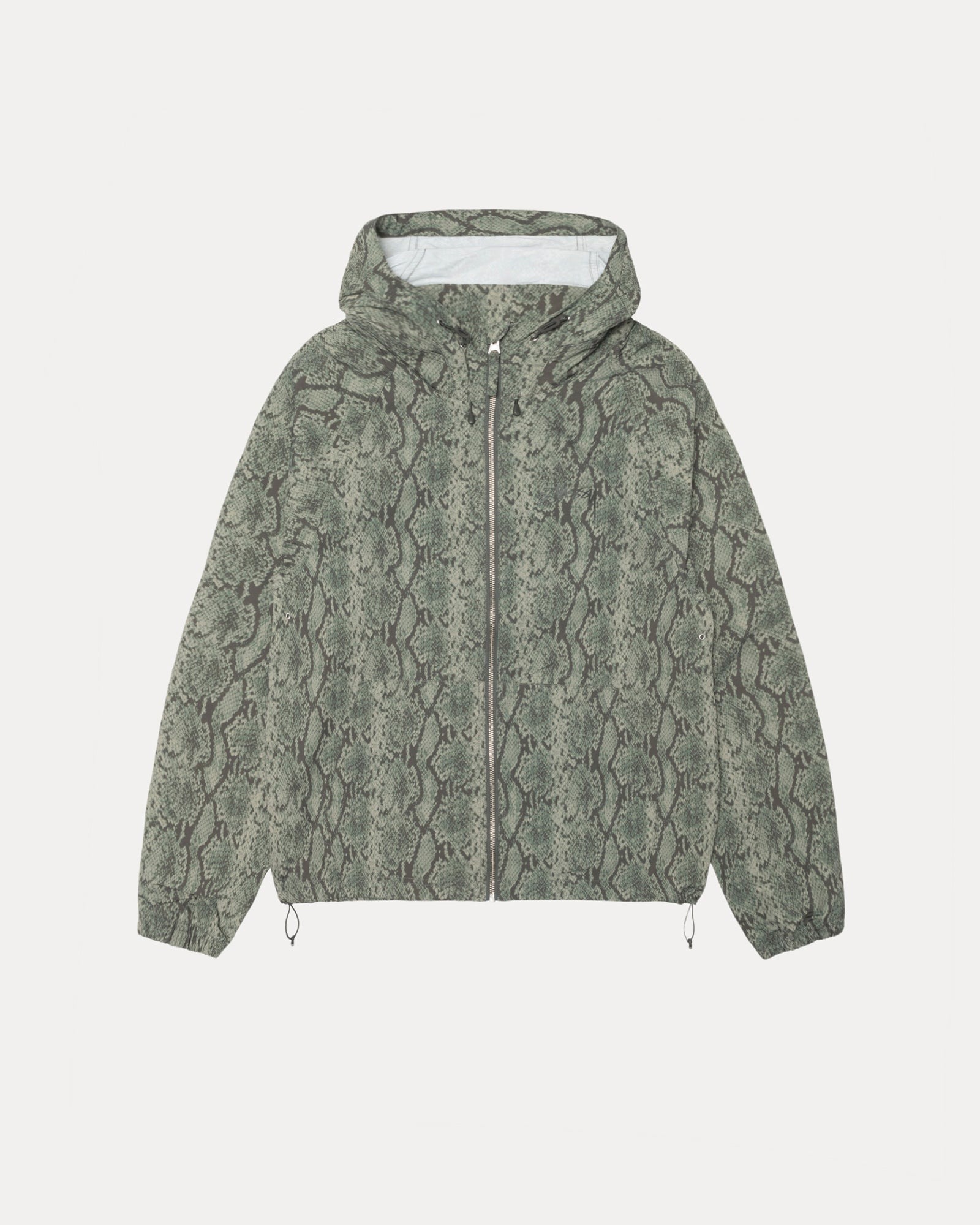 2025SS STUSSY BEACH SHELL SNAKE PRINT 蛇紋迷彩風衣外套現貨11