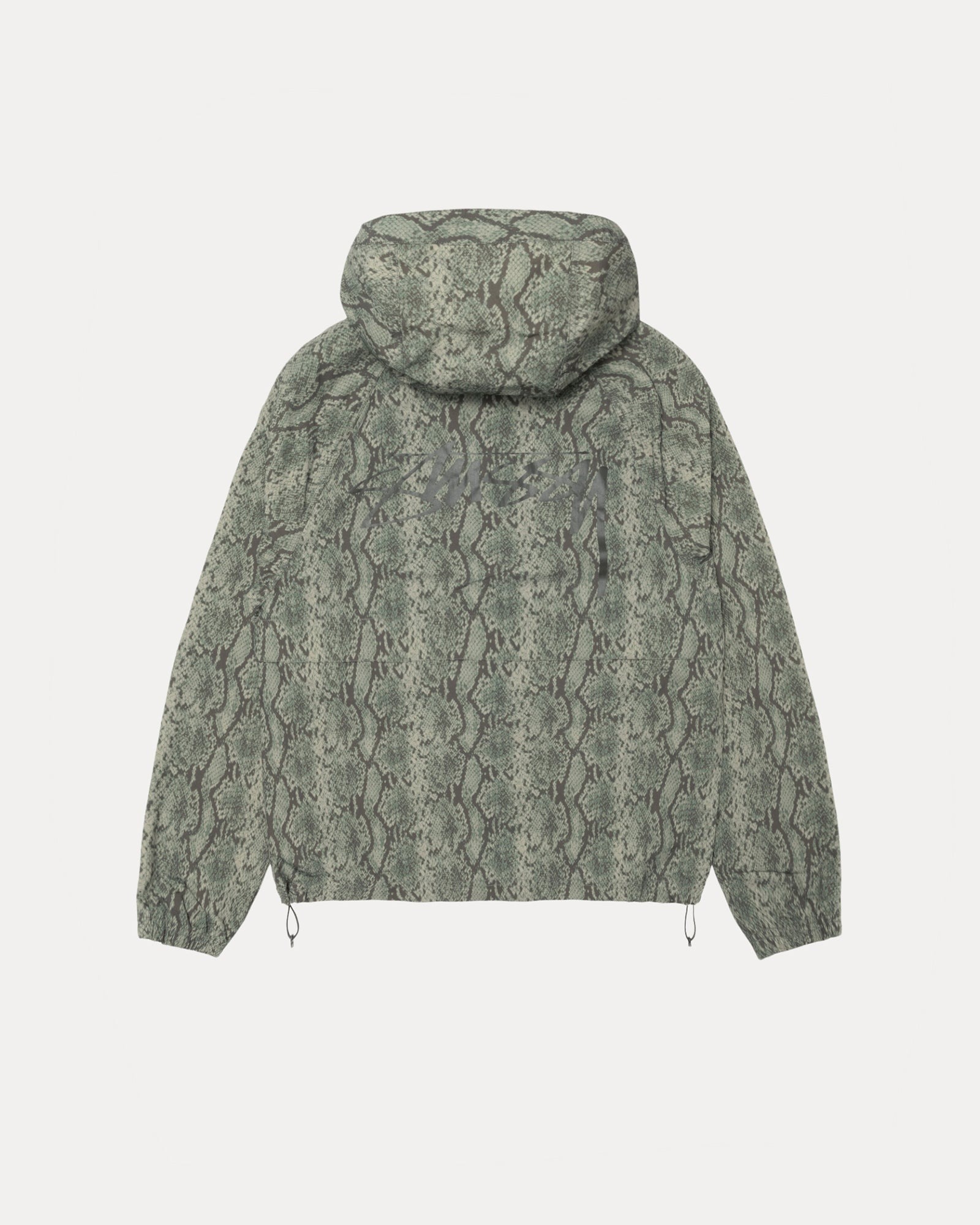 2025SS STUSSY BEACH SHELL SNAKE PRINT 蛇紋 迷彩 風衣 外套 現貨 115851