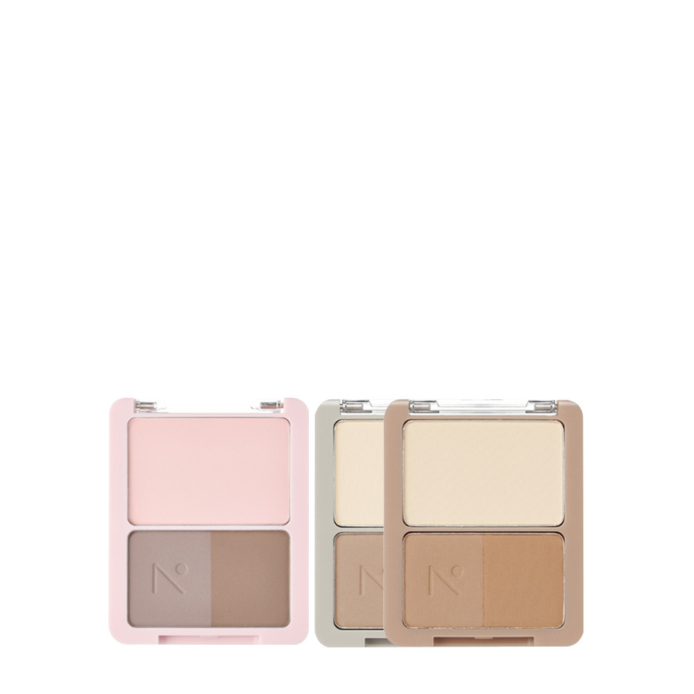 【nobev】極致雕刻雙色修容盤