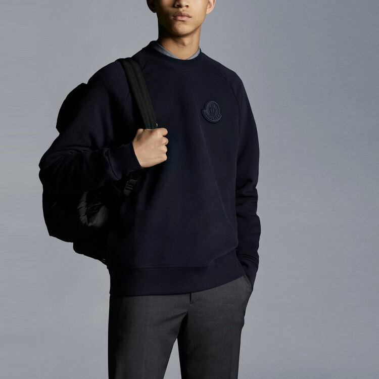 【代購】Moncler Sweatshirts Men Dark Blue