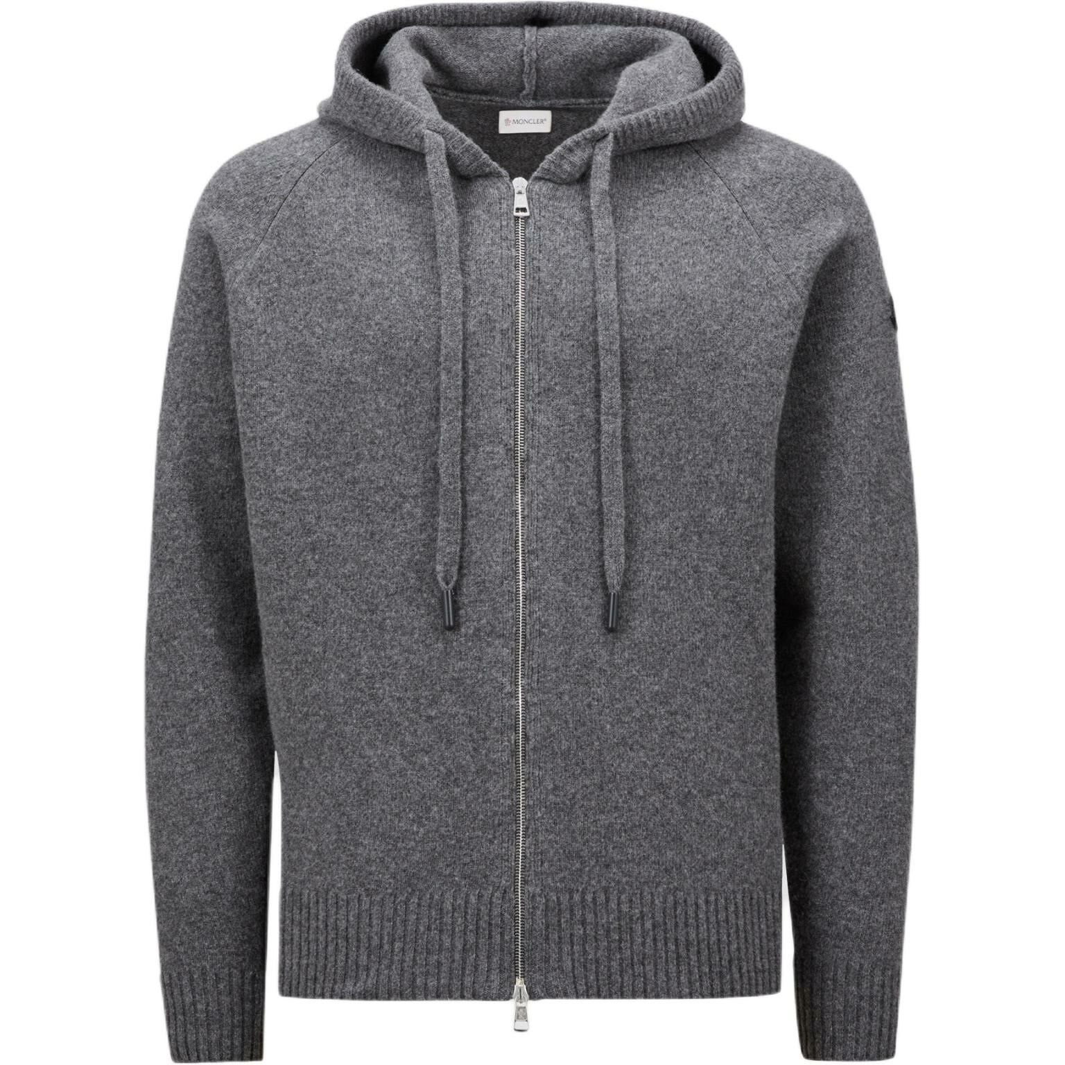 【代購】Moncler Zip-Up Knitted Hoodie